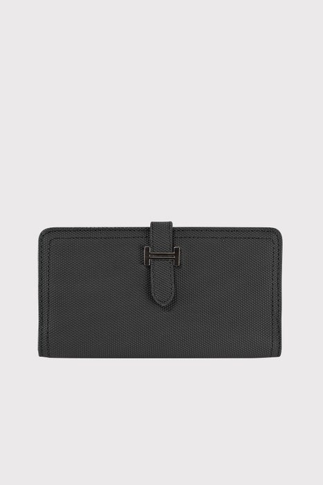 Zoozie Bags Cartera para Mujer, Piel PU, Negro, Elegante y Funcional, Múltiples Compartimentos